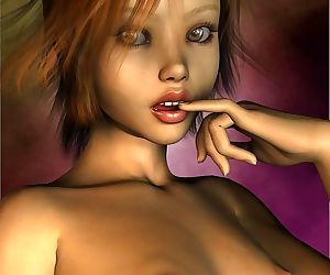 Tiny tits toon girl topless..