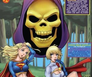 Supergirl and Power Girl-..