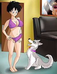 Videl And Her Dog
